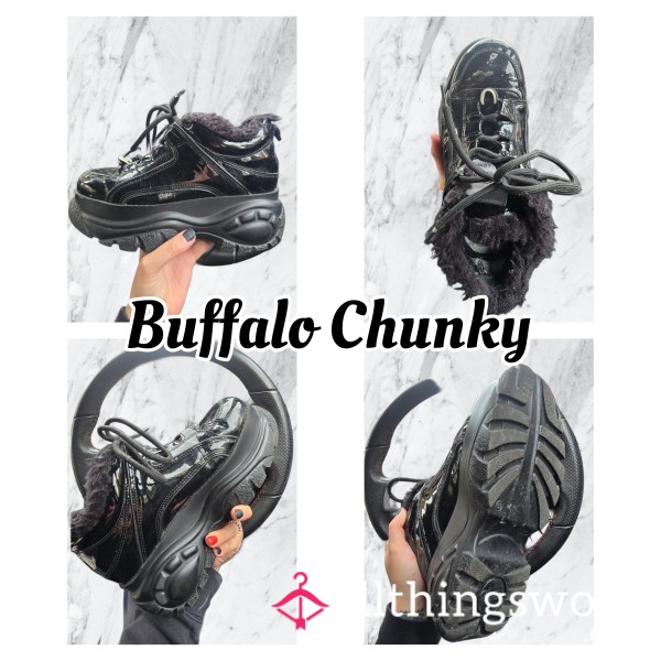 Buffalo Chunky Fur Lined Shoes 😈