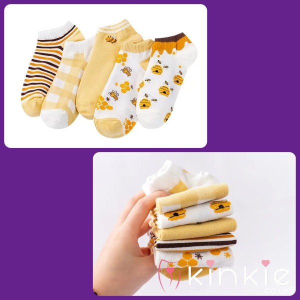 B*mble Bee Pattern Socks