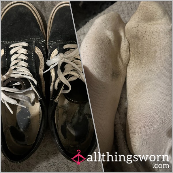 BUNDLE Dirty Vans, And Dirty “white” Socks