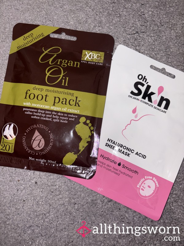 BUNDLE: Foot & Face Mask
