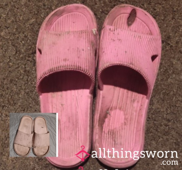 Bundle Of 2 Old Dirty Sandals
