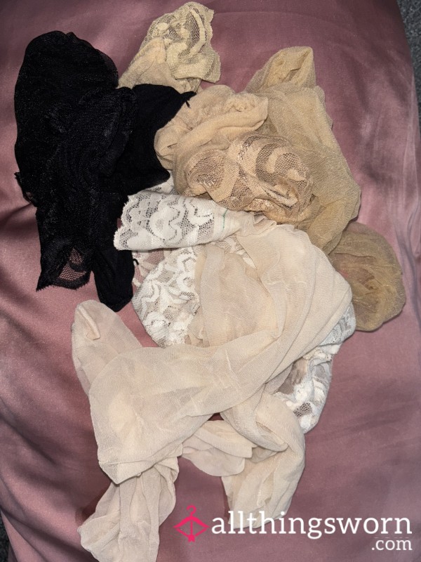 Bundle Of Nylon Stockings Well Worn