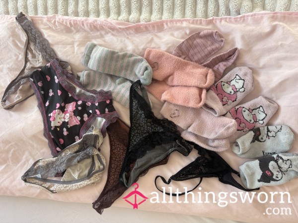 Bundle Of Used Panties And Socks
