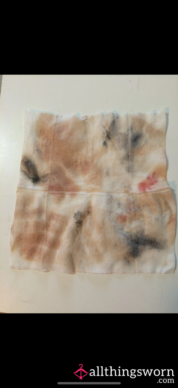 Bundle Of Used Dirty Makeup Wipes