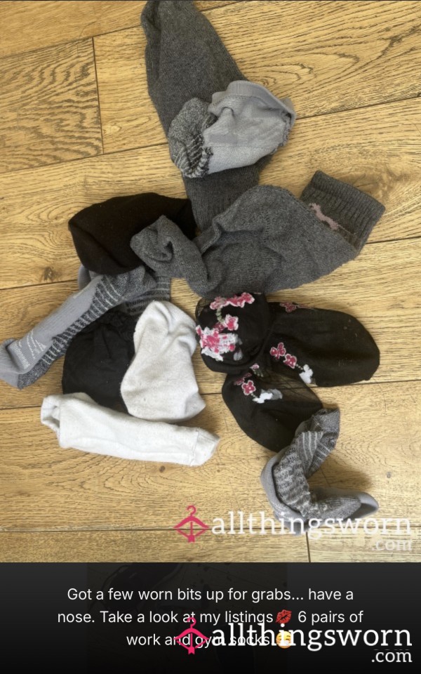 Bundle Of Week Old Washing Basket Socks