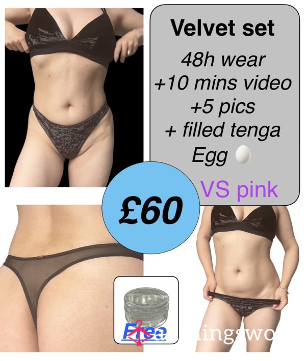 Bundle Set Velvet VS Pink +free Gift