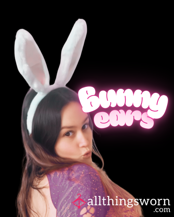 Bunny Ears – Cute, Playful & Ready For You 🖤🐰