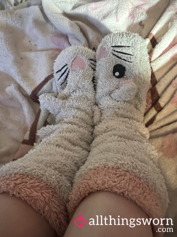 Bunny Slipper Socks 🐰