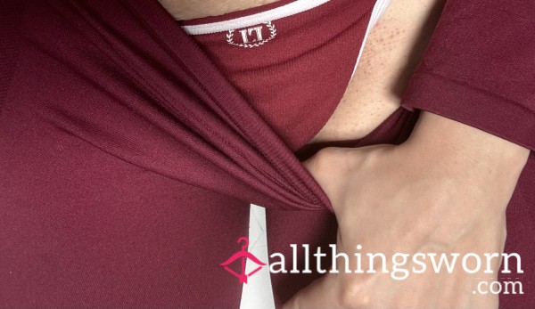 Burgandy Thong