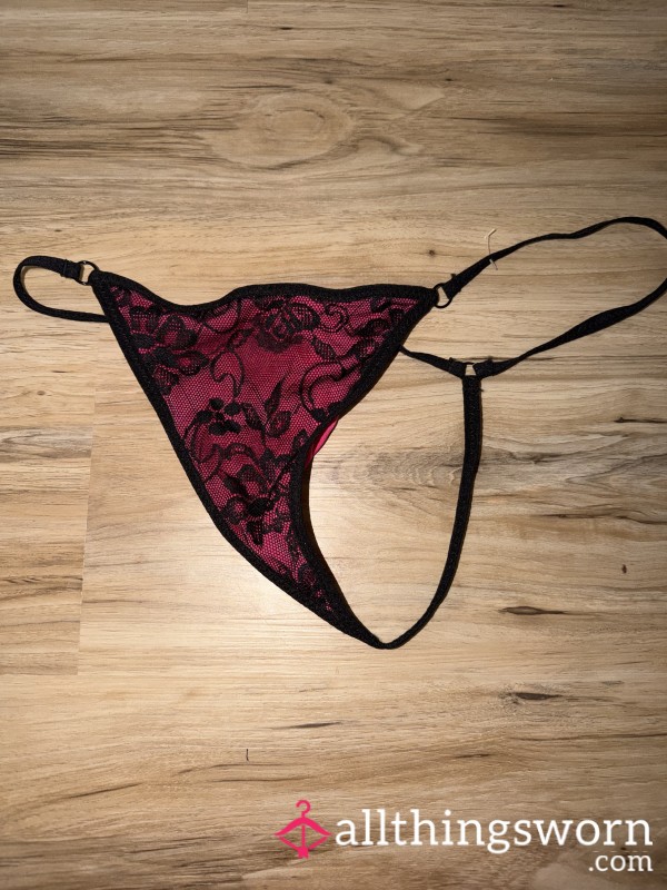 🖤 Burgundy & Black G String 🖤