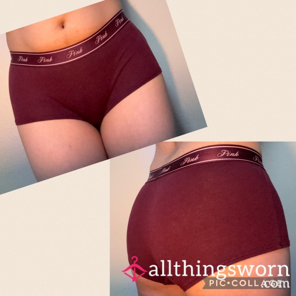 Burgundy Boyshorts