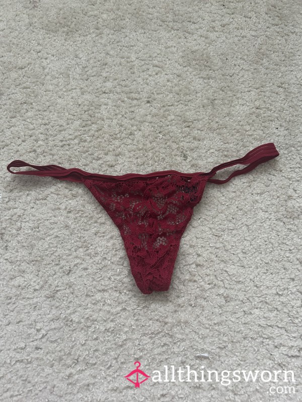 Burgundy G String