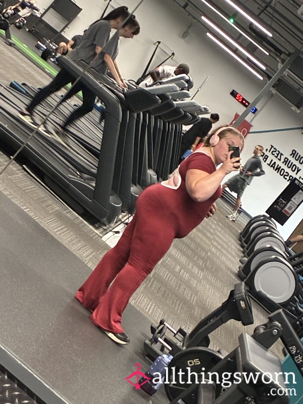 Burgundy Gym Set
