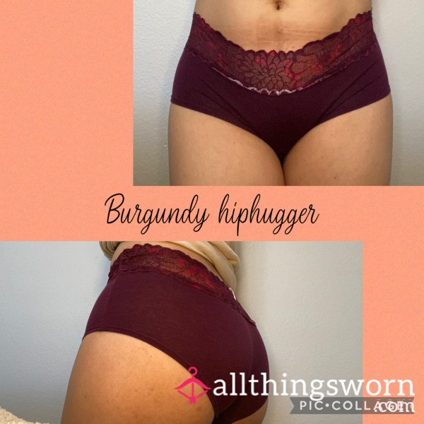 Burgundy Hiphugger