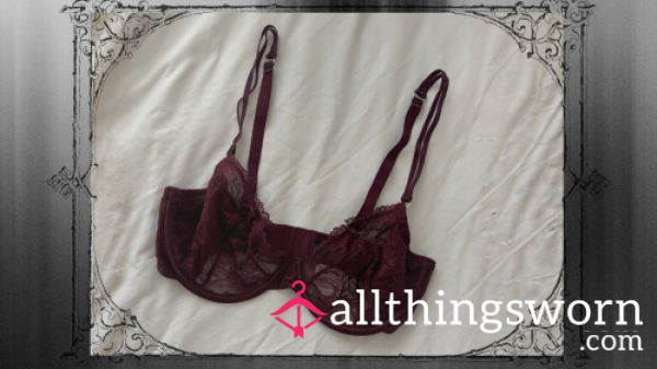 🍷 Burgundy Lace Bra 🍷