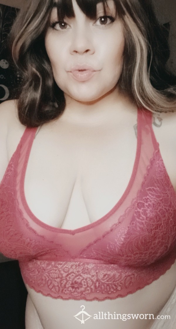 Burgundy Lace Bralette