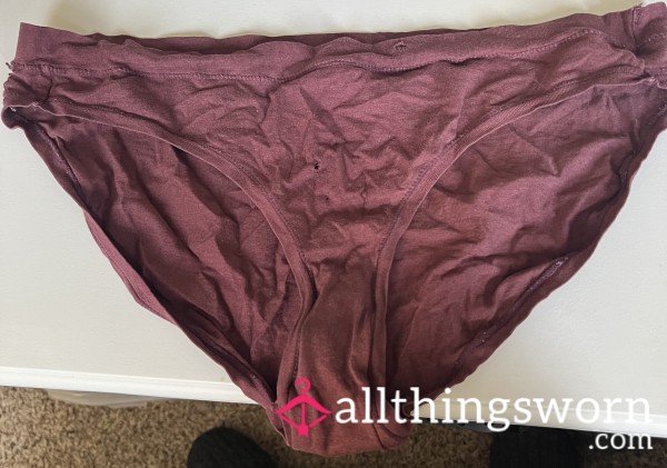 Burgundy Panties