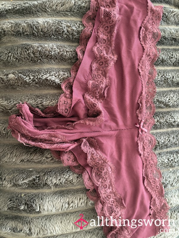 Burgundy Panties