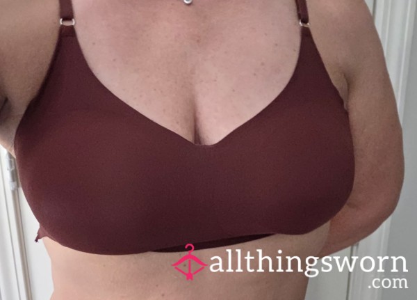 Burgundy Sports Bra