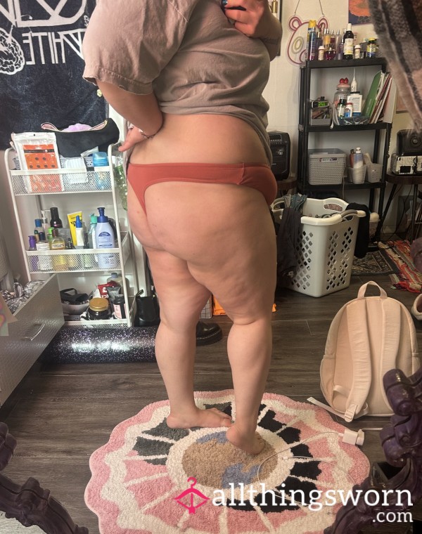 Burnt Orange Plus Size Thong