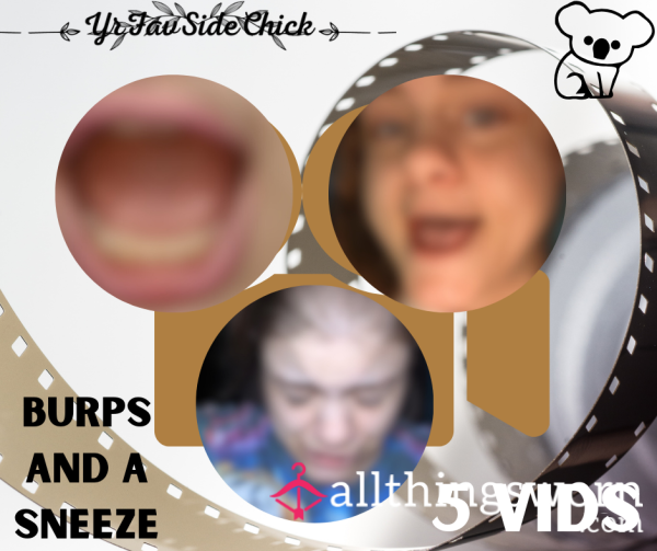 Burps And A Sneeze (5 Videos)
