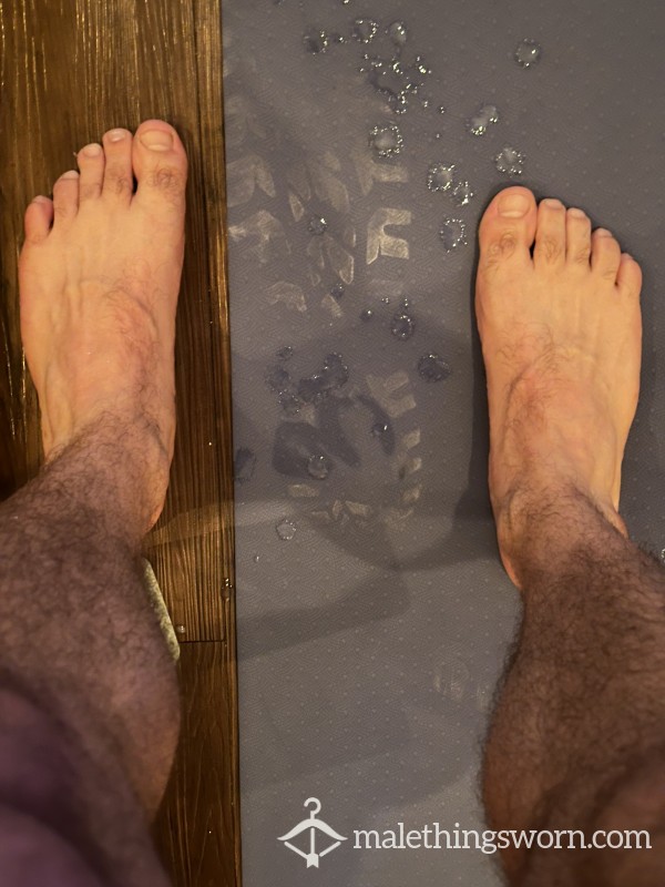 Busting A Nut On The Maintenance Man’s Boot Print