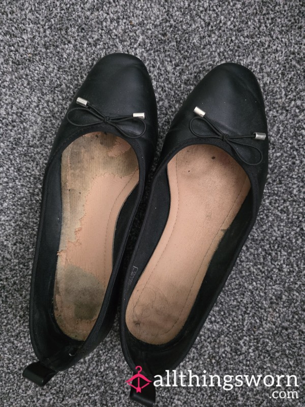 Busy Flats That Have Served The Feet Of A Nughty But Sweet Girl.