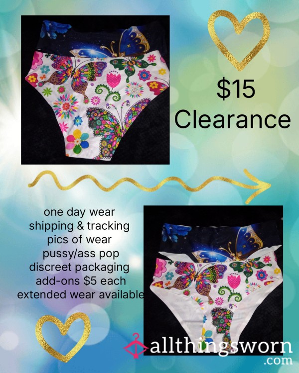 Bu*terfly Printed Panties