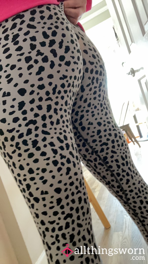 Bu*tery Soft Skin Tight Cheetah Print Yoga Pants  L