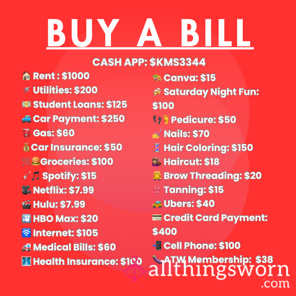 BUY A BILL
