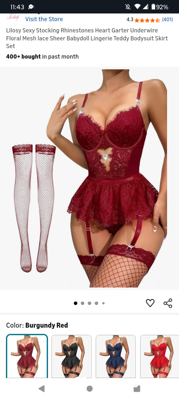 Buy Me A New Lingerie Wardrobe