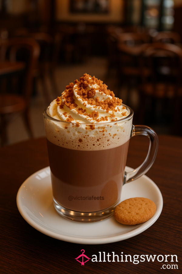 Buy Me A Warm Choco With Whipe Cream😋🥰💦