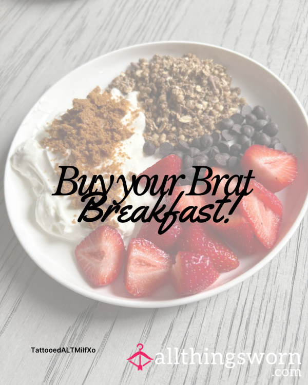 Buy Me Breakfast, Daddy – Limited-Time Morning Treat👅