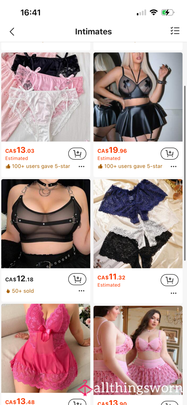 Buy Me Lingerie ❤️‍🔥