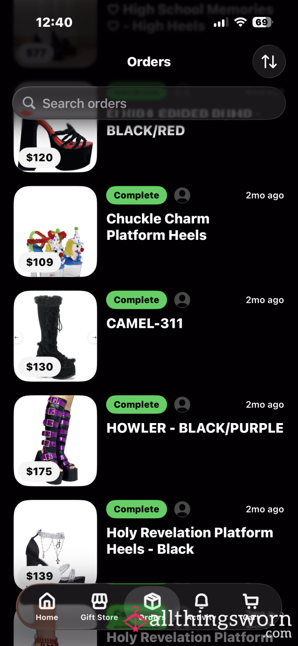 Buy Me Something Off Thr0ne