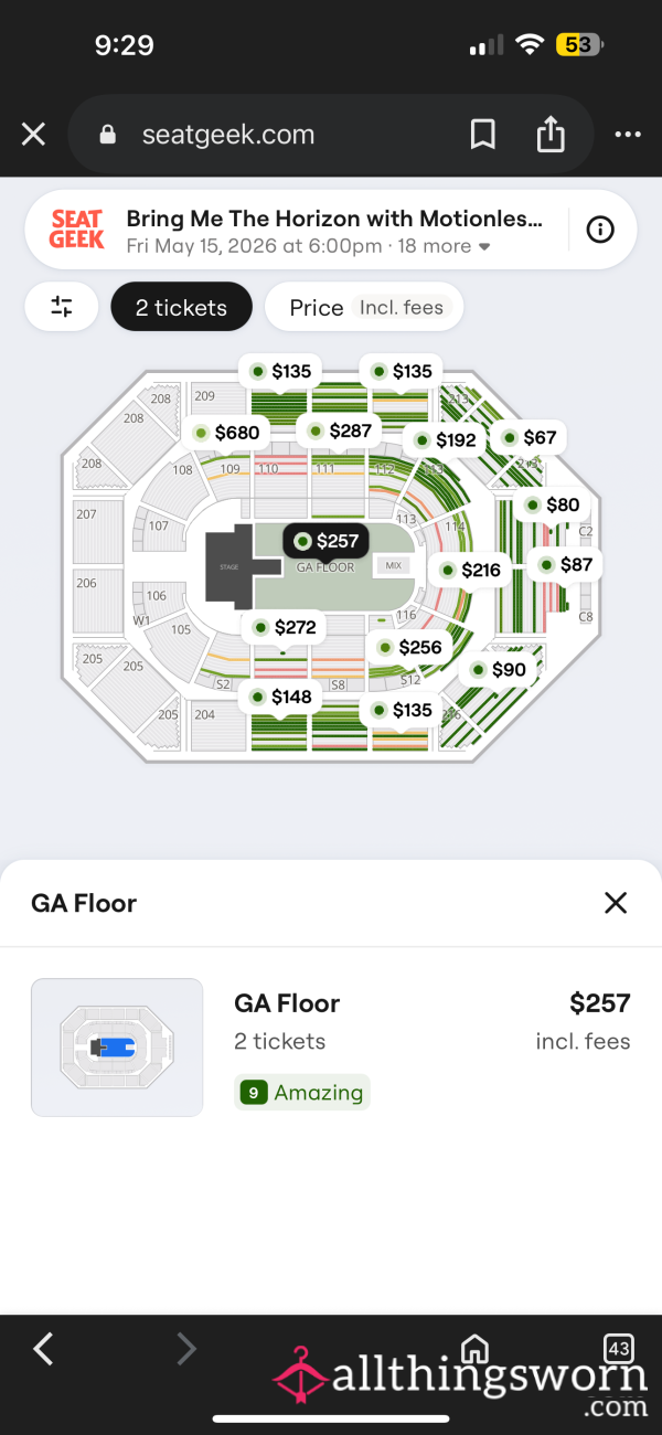 Buy My Concert Tickets FAST!