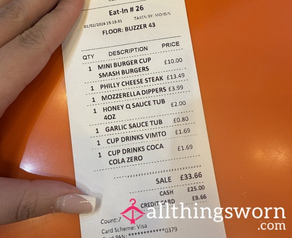 Buy My Lunch Pathetic Sissy