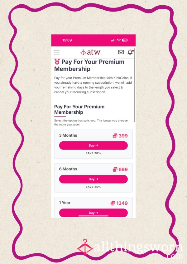 Buy My Membership😍😉