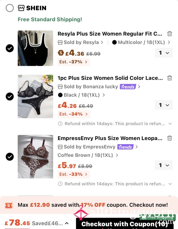 Buy My Shein Basket
