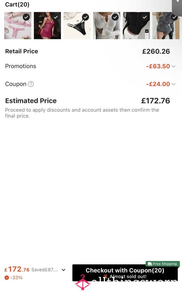 Buy My Shein Cart🛍️🛒