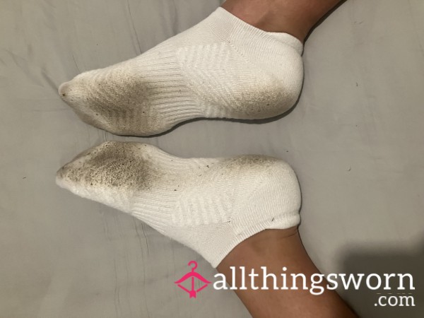 Buy My Smelly, Filthy White Ankle Socks