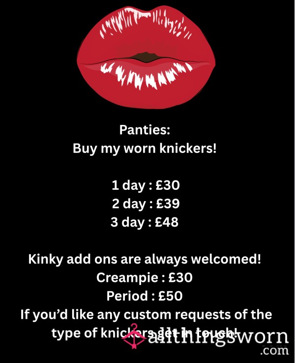 Buy My Used Panties