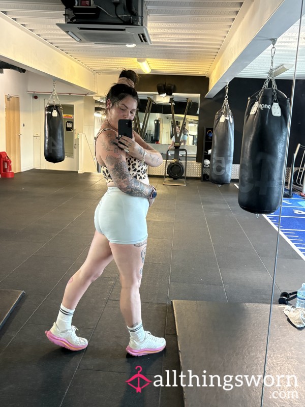 Buy My Worn Sweaty Gym Shorts Worn With No Knickers 🦠