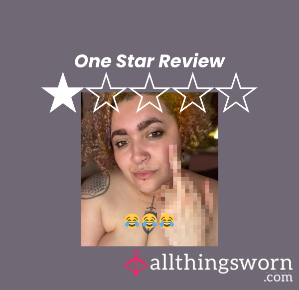 Buy Your 1 Star Review