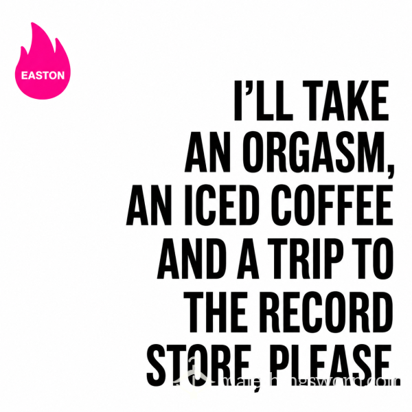 Buy Z.addy An Iced Coffee, Get My SIX OF MY HOTTEST D*ck Pics 🍆