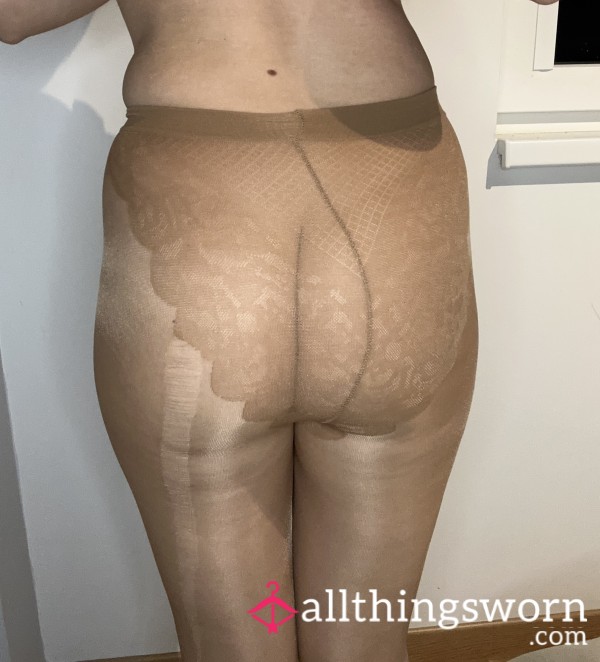 Cabin Crew Beige Pantyhose