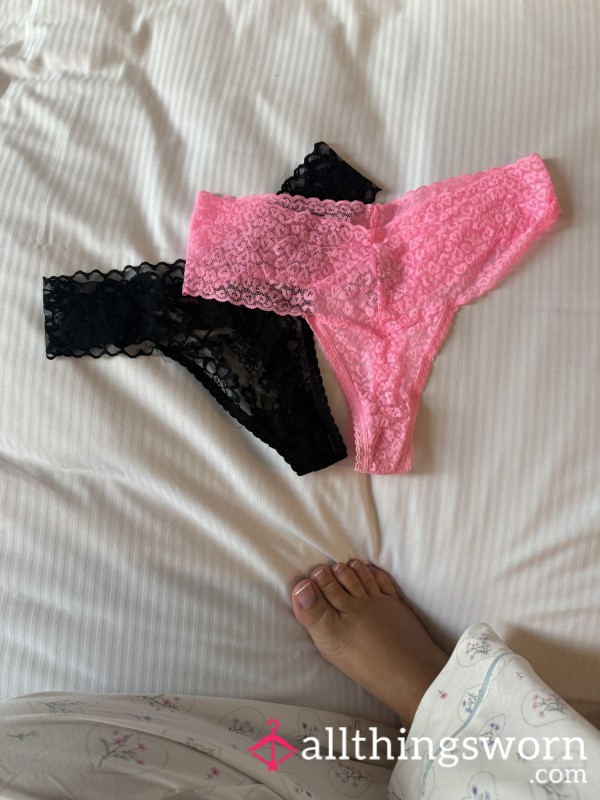 Cabin Crew Lace Thongs