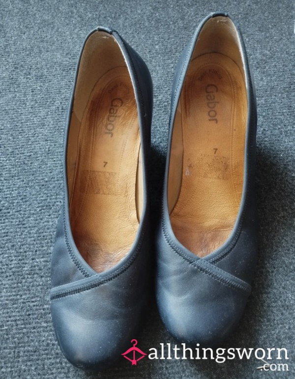 Worn Cabin Crew Shoes