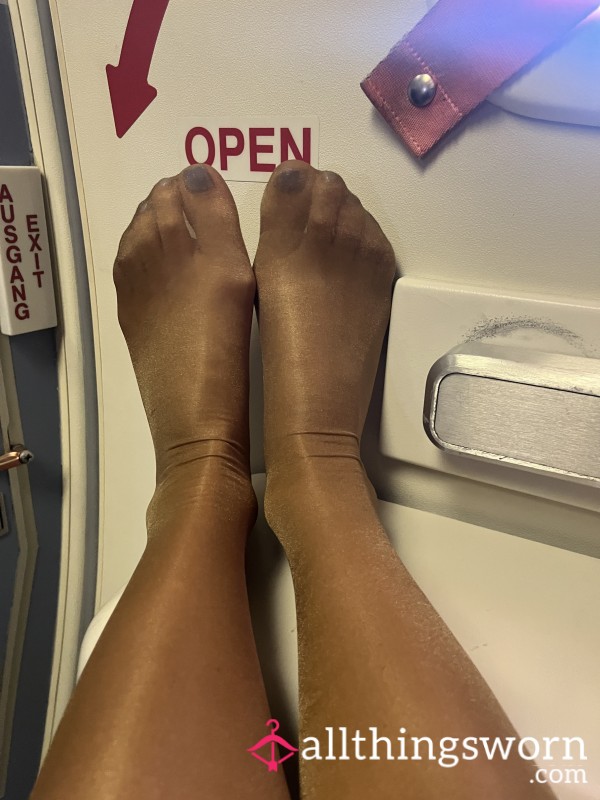 Cabin Crew Tights Well Worn 💦