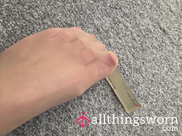 Cabin Crew Worn Long Haul Tights...Boston And Back Baby!